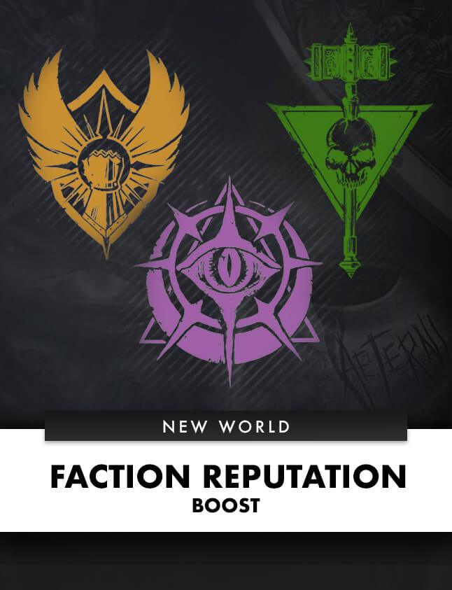 New World Faction Rank Boost New World Faction Reputation PlayerBoost