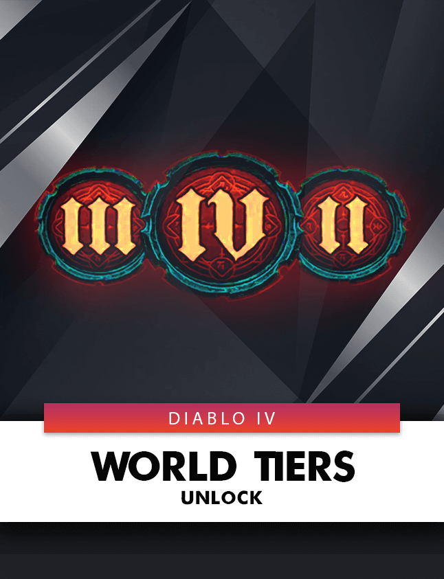World Tiers Unlock - Diablo 4 Boost - Playerboost