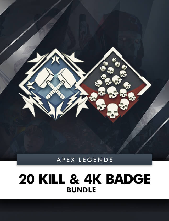 20 Kill & 4K Damage Badge Bundle - Apex Legends Boosting - PlayerBoost