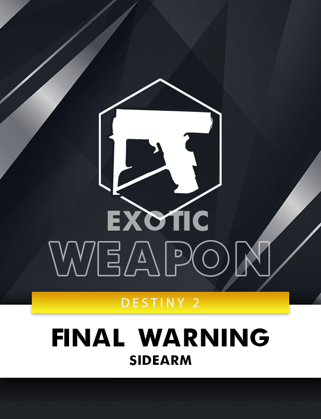 FINAL WARNING
